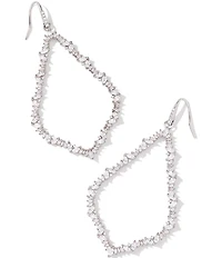 Kendra Scott Sophee Crystal Open Frame Statement Drop Earrings