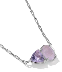 Kendra Scott Tatum Rhinestone Short Pendant Chain Necklace