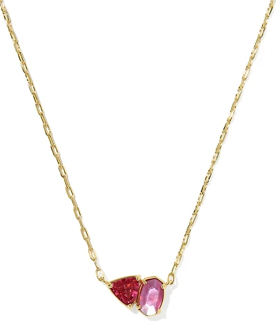 Kendra Scott Tatum Rhinestone Short Pendant Chain Necklace