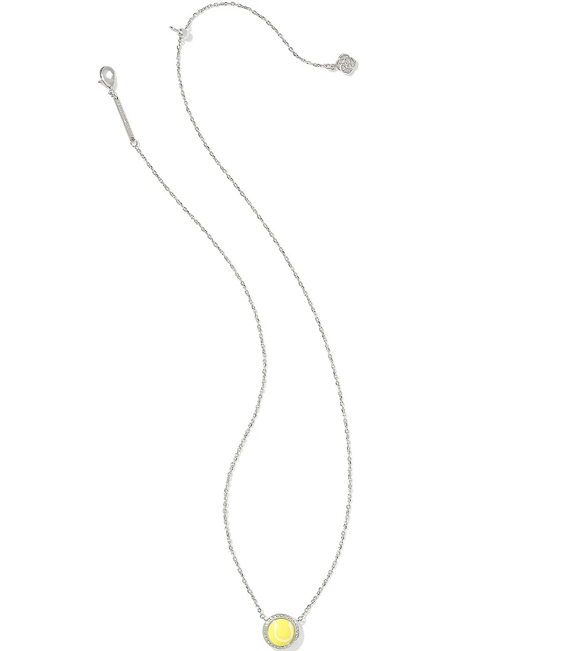 Kendra Scott Tennis Ball Novelty Short Pendant Necklace