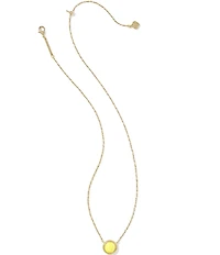 Kendra Scott Tennis Ball Novelty Short Pendant Necklace