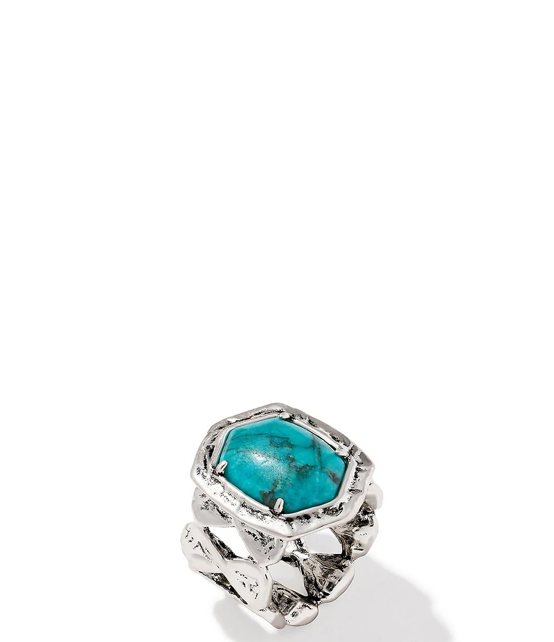 Kendra Scott Tiger Striped Daphne Cocktail Ring