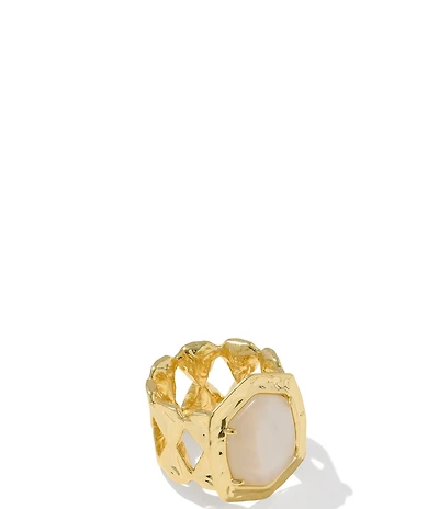 Kendra Scott Tiger Striped Daphne Cocktail Ring