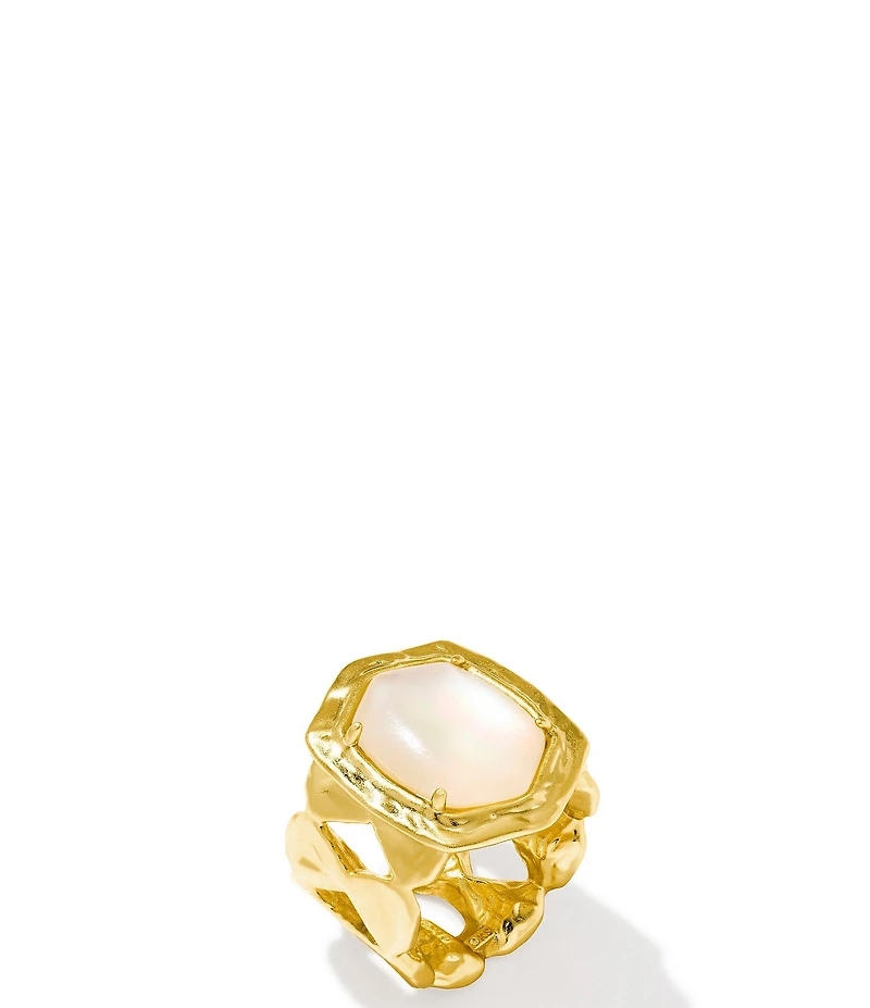 Kendra Scott Tiger Striped Daphne Cocktail Ring