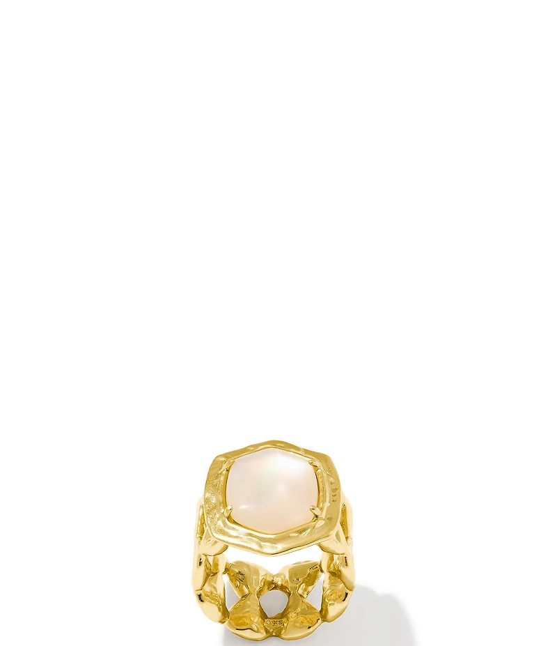 Kendra Scott Tiger Striped Daphne Cocktail Ring