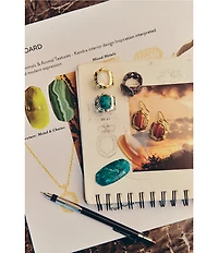 Kendra Scott Tiger Striped Daphne Cocktail Ring