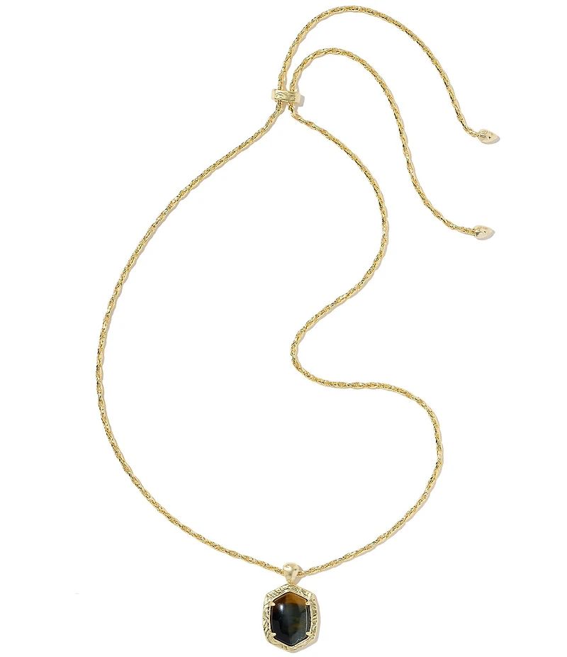 Kendra Scott Daphne Tiger Striped Safari Long Pendant Necklace