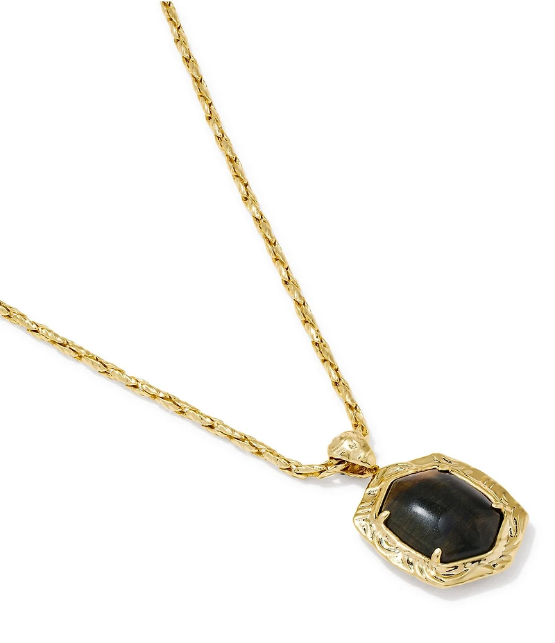 Kendra Scott Daphne Tiger Striped Safari Long Pendant Necklace