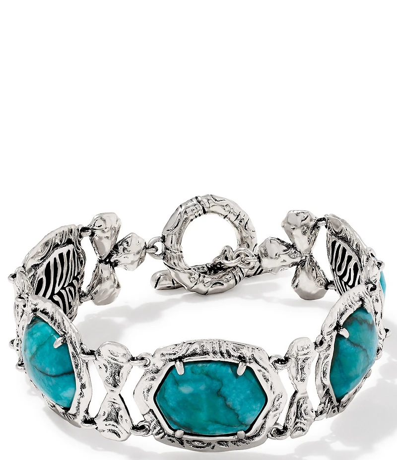 Kendra Scott Daphne Tiger Striped Safari Statement Cuff Bracelet