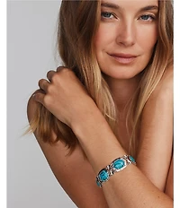 Kendra Scott Daphne Tiger Striped Safari Statement Cuff Bracelet