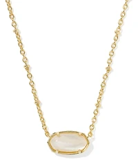 Kendra Scott Tiger Striped Elisa Short Pendant Necklace