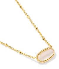 Kendra Scott Tiger Striped Elisa Short Pendant Necklace
