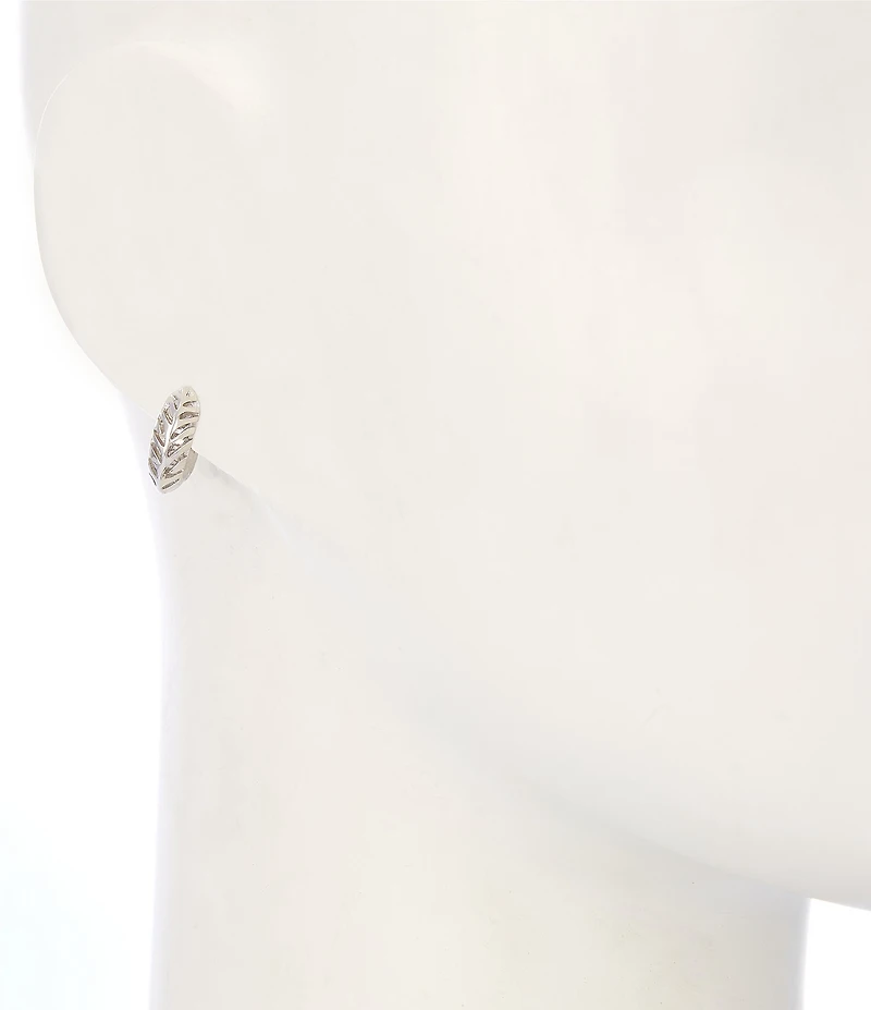 Kendra Scott Tiger Striped Mikki Huggie Hoop Earrings