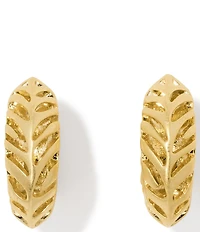 Kendra Scott Tiger Striped Mikki Huggie Hoop Earrings