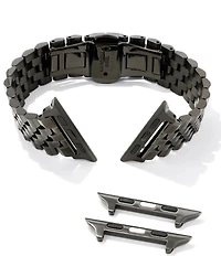 Kendra Scott Women's Alex 5 Link Black Stainless Steel Bracelet Apple Watch Band