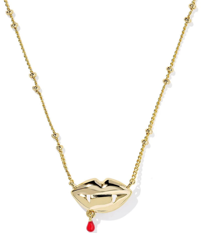 Kendra Scott Vampire Short Pendant Necklace