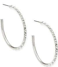 Kendra Scott Crystal Veronica Hoop Earrings