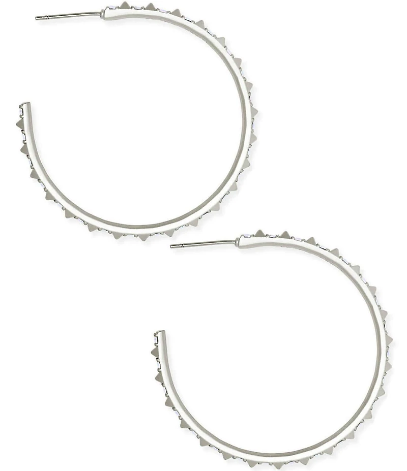 Kendra Scott Crystal Veronica Hoop Earrings