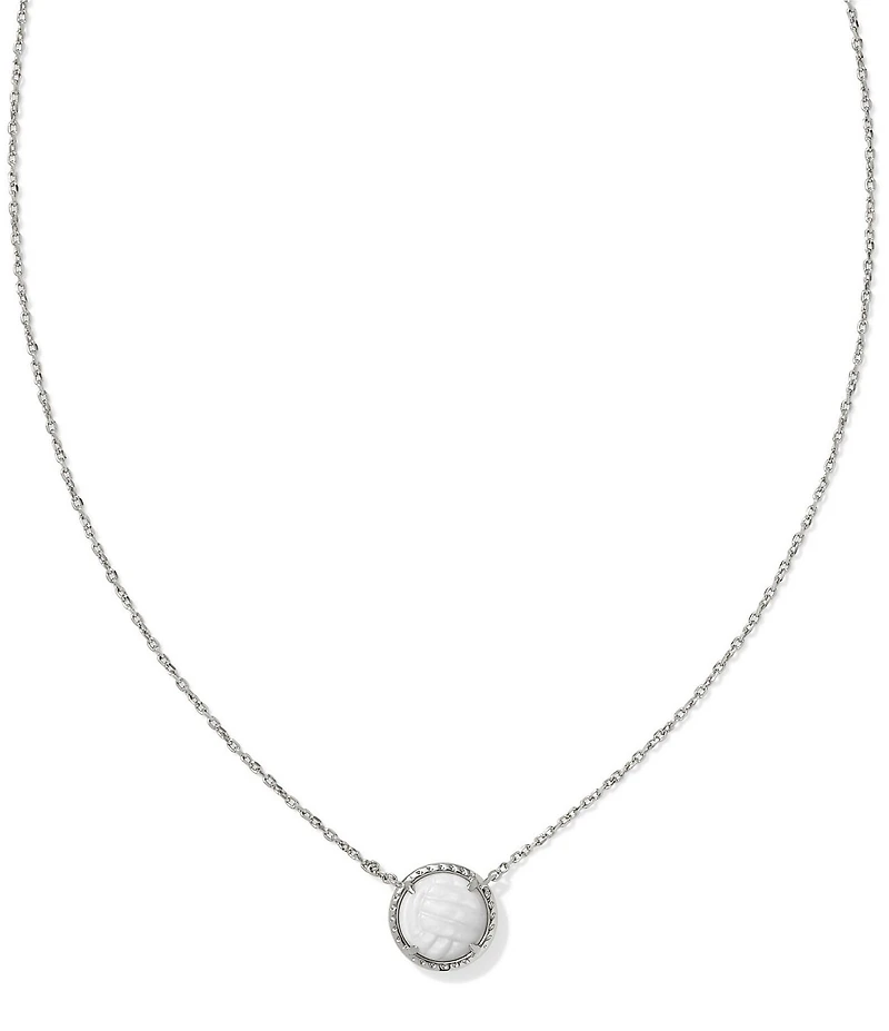 Kendra Scott Volleyball Novelty Short Pendant Necklace