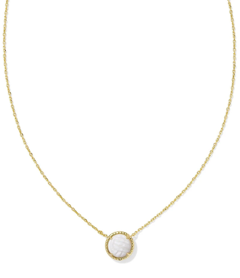 Kendra Scott Volleyball Novelty Short Pendant Necklace