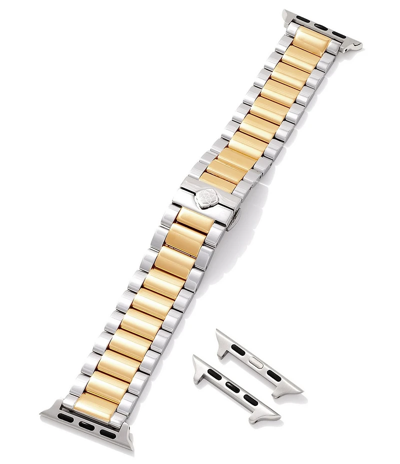 Kendra Scott Women's Dira 5 Link Two Tone Stainless Steel Bracelet Apple Watch Band