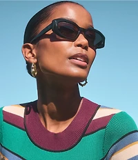 Kendra Scott Women's Danielle 53mm Rectangle Sunglasses