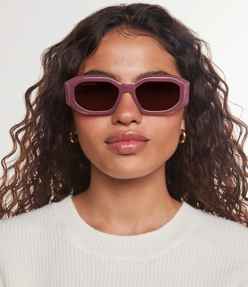 Kendra Scott Women's Danielle 53mm Rectangle Sunglasses
