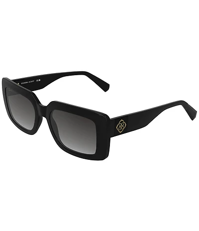 Kendra Scott Women's Dira 55mm Gradient Rectangle Sunglasses
