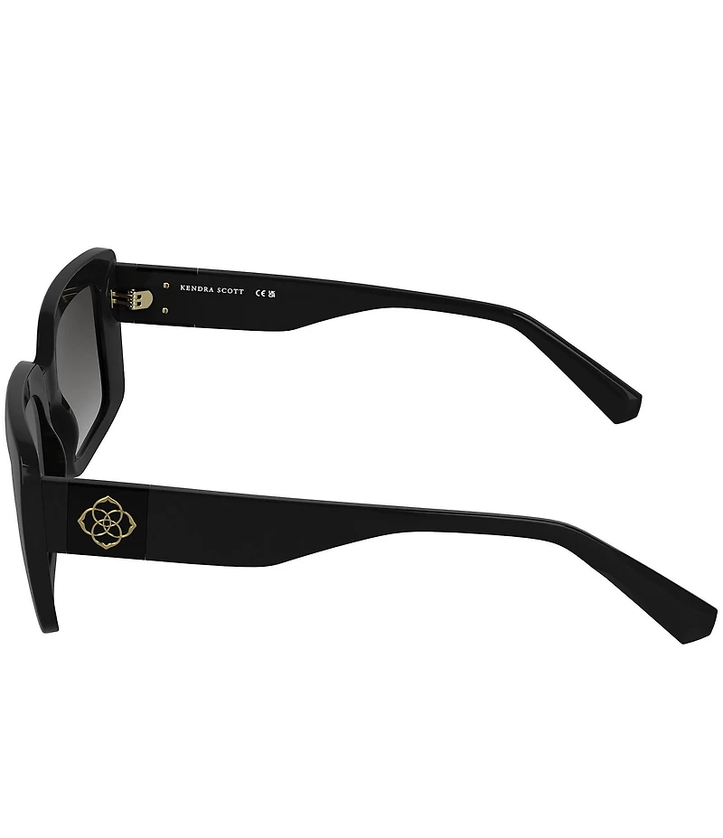 Kendra Scott Women's Dira 55mm Gradient Rectangle Sunglasses