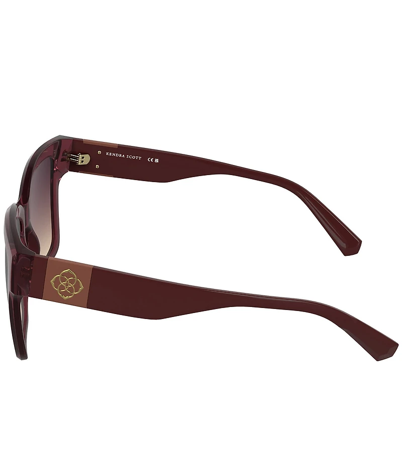 Kendra Scott Women's Dira 56mm Rectangle Sunglasses