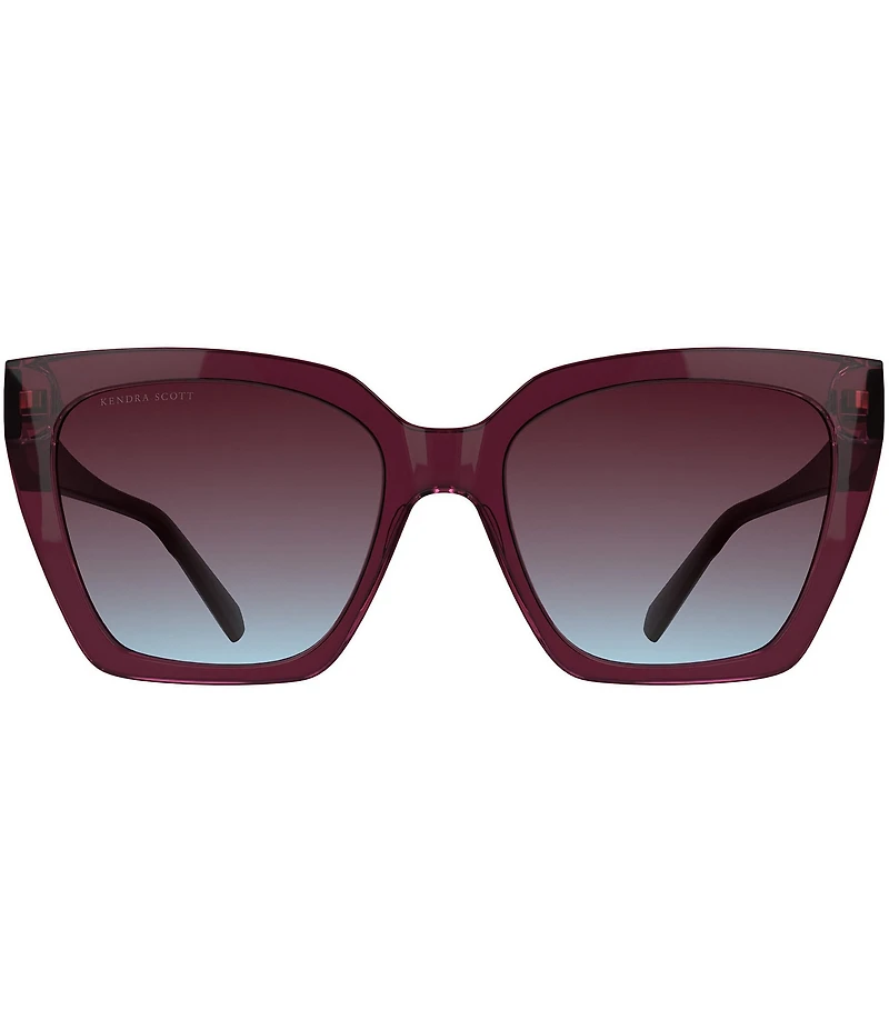 Kendra Scott Women's Dira Tea Cup 56mm Cat Eye Sunglasses