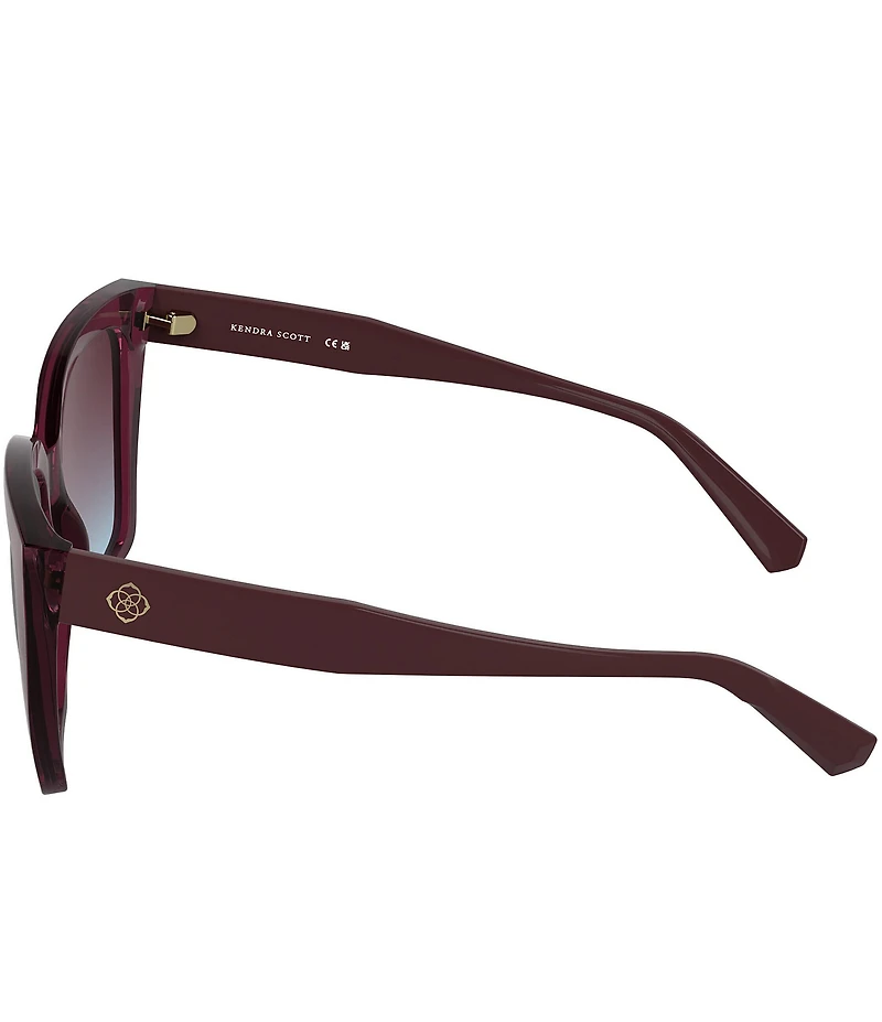 Kendra Scott Women's Dira Tea Cup 56mm Cat Eye Sunglasses