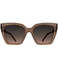 Kendra Scott Women's Dira Tea Cup 56mm Cat Eye Sunglasses