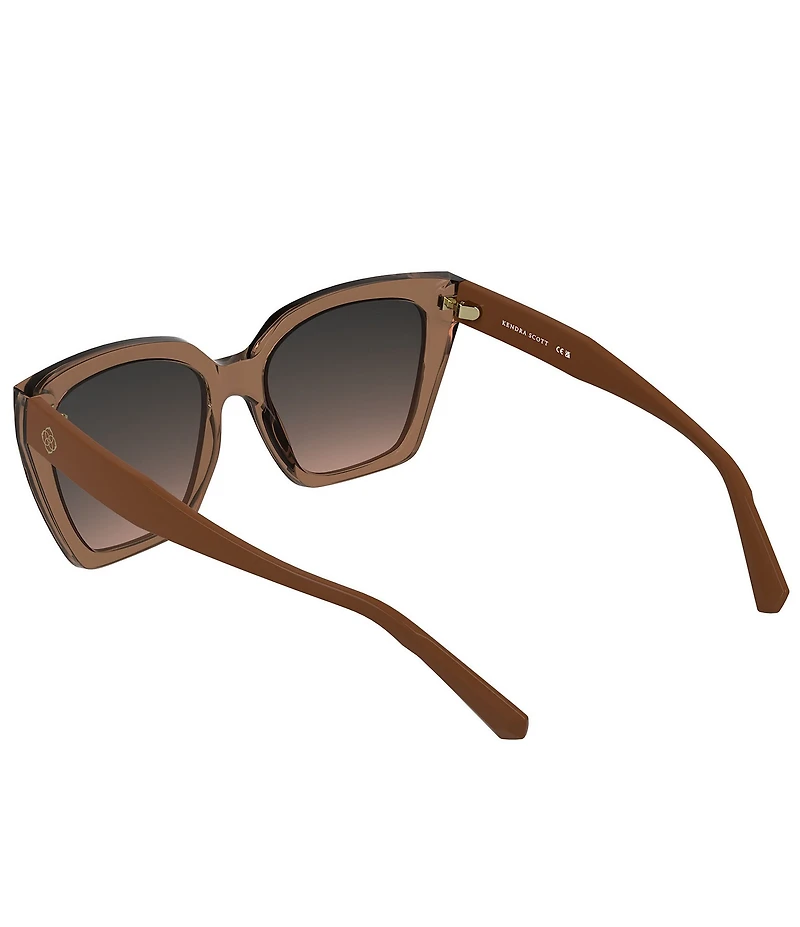 Kendra Scott Women's Dira Tea Cup 56mm Cat Eye Sunglasses