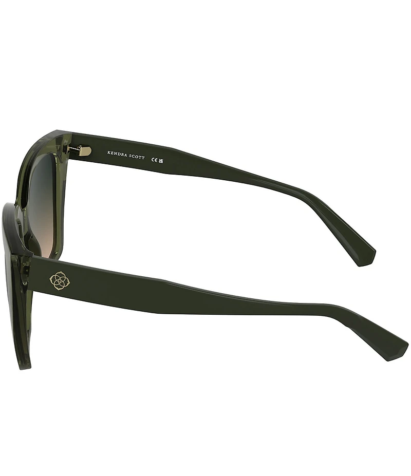 Kendra Scott Women's Dira Tea Cup 56mm Cat Eye Sunglasses