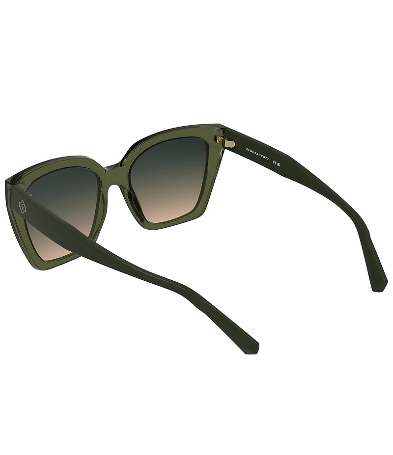 Kendra Scott Women's Dira Tea Cup 56mm Cat Eye Sunglasses