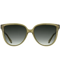 Kendra Scott Women's Dira Tea Cup 57mm Round Sunglasses