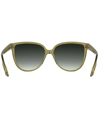 Kendra Scott Women's Dira Tea Cup 57mm Round Sunglasses