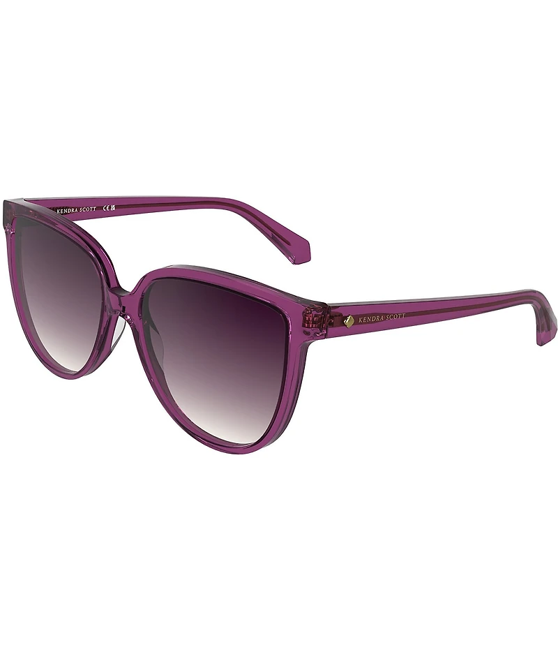 Kendra Scott Women's Dira Tea Cup 57mm Round Sunglasses