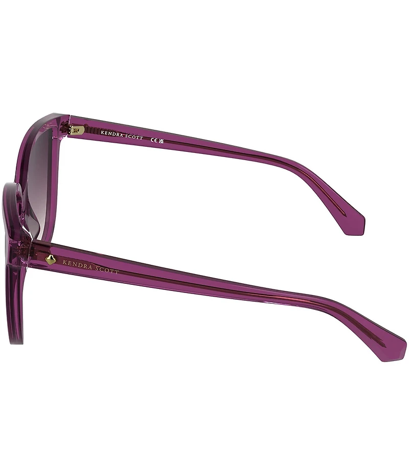 Kendra Scott Women's Dira Tea Cup 57mm Round Sunglasses