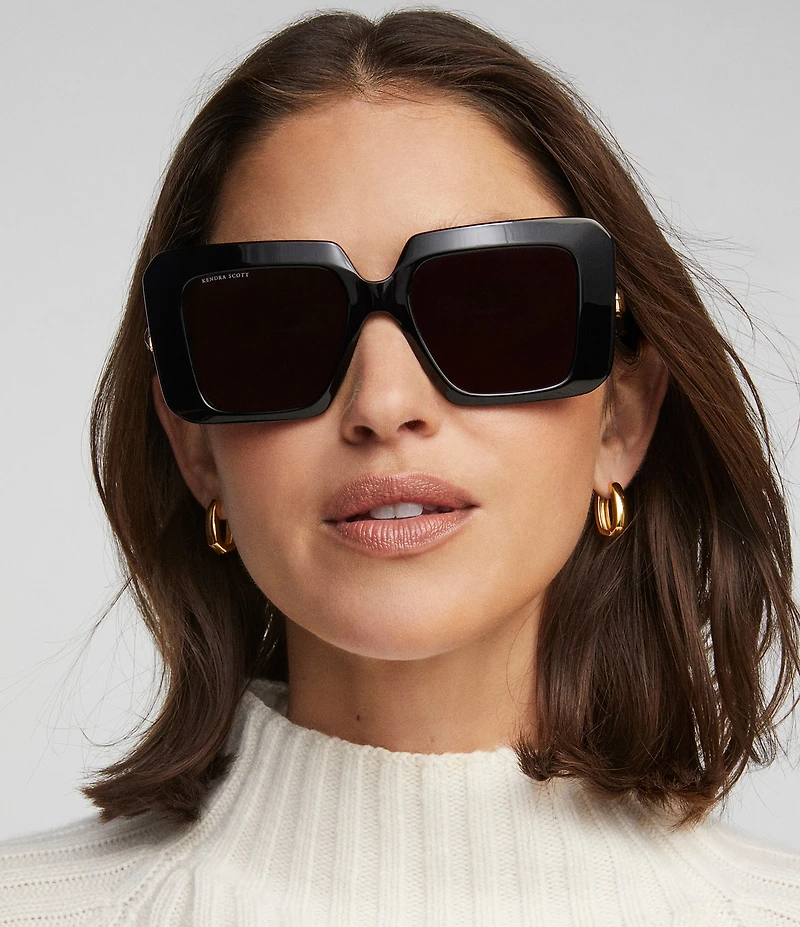 Kendra Scott Women's Brooke 54mm Rectangle Sunglasses