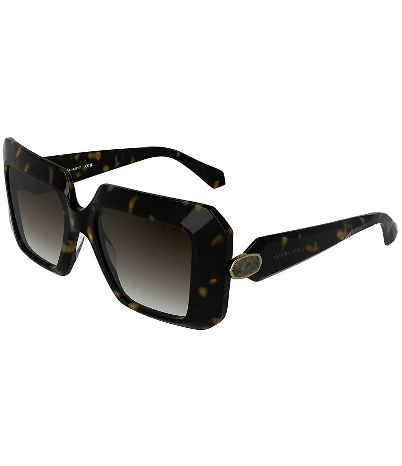 Kendra Scott Women's Brooke 54mm Rectangle Sunglasses