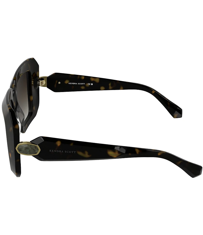Kendra Scott Women's Brooke 54mm Rectangle Sunglasses