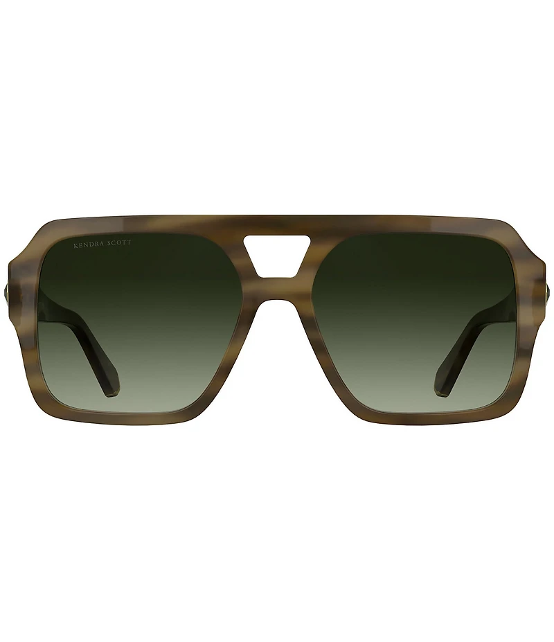 Kendra Scott Women's Elisa 57mm Navigator Sunglasses