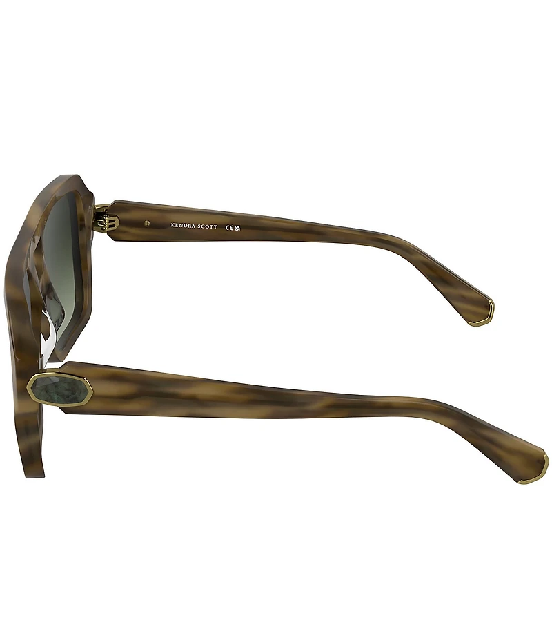 Kendra Scott Women's Elisa 57mm Navigator Sunglasses