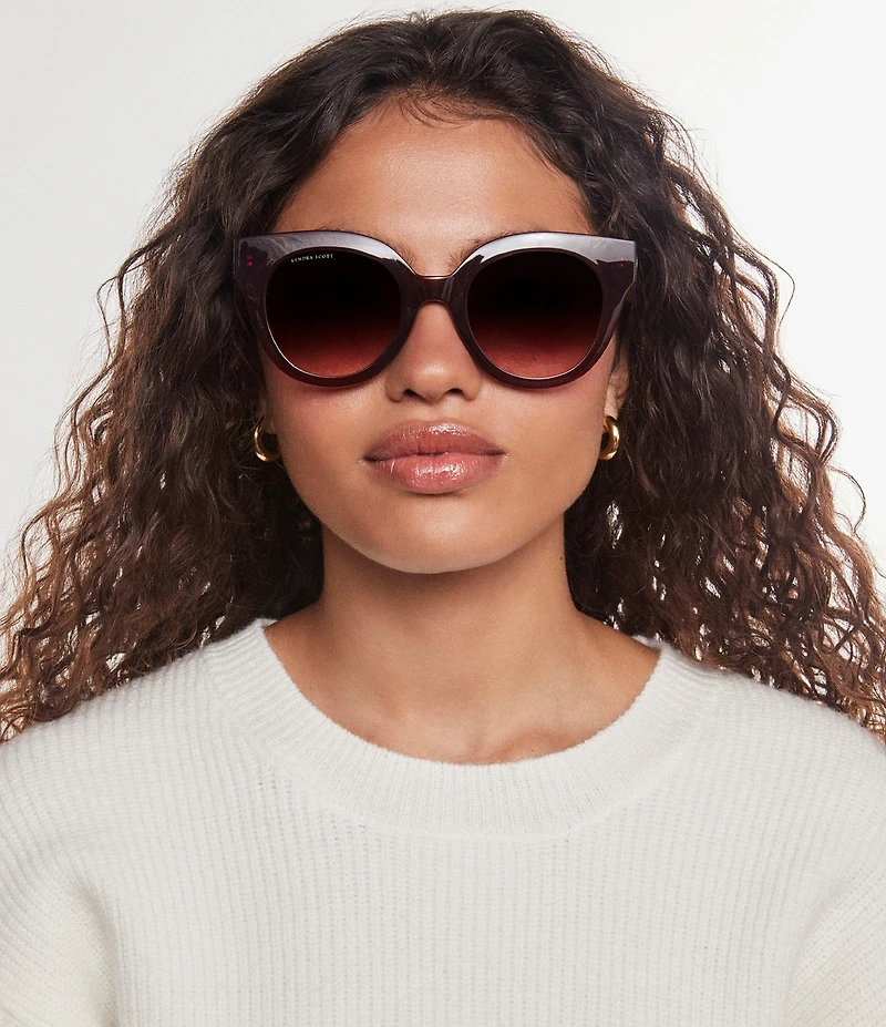 Kendra Scott Women's Amber 51mm Round Sunglasses