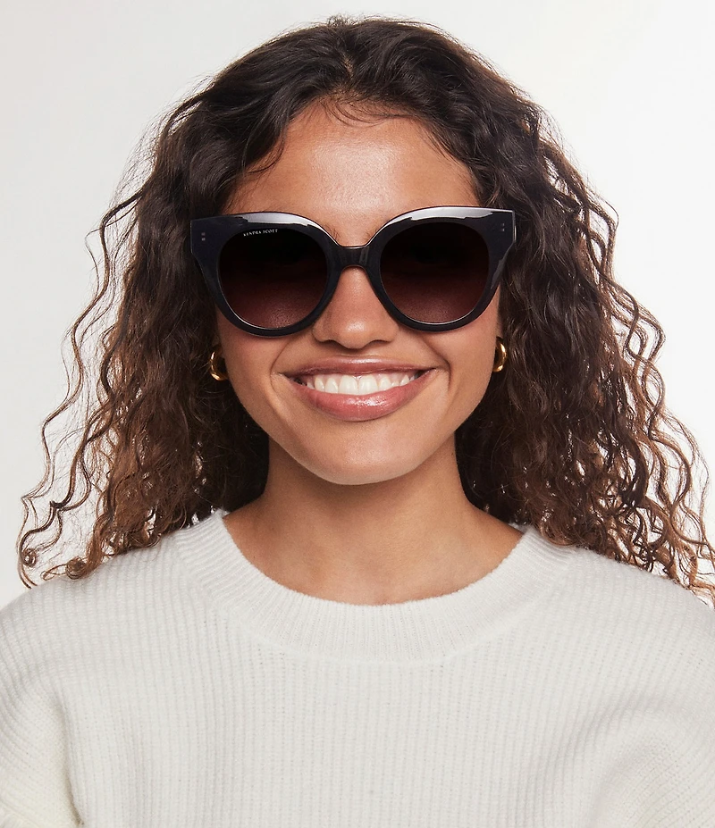 Kendra Scott Women's Amber 51mm Round Sunglasses