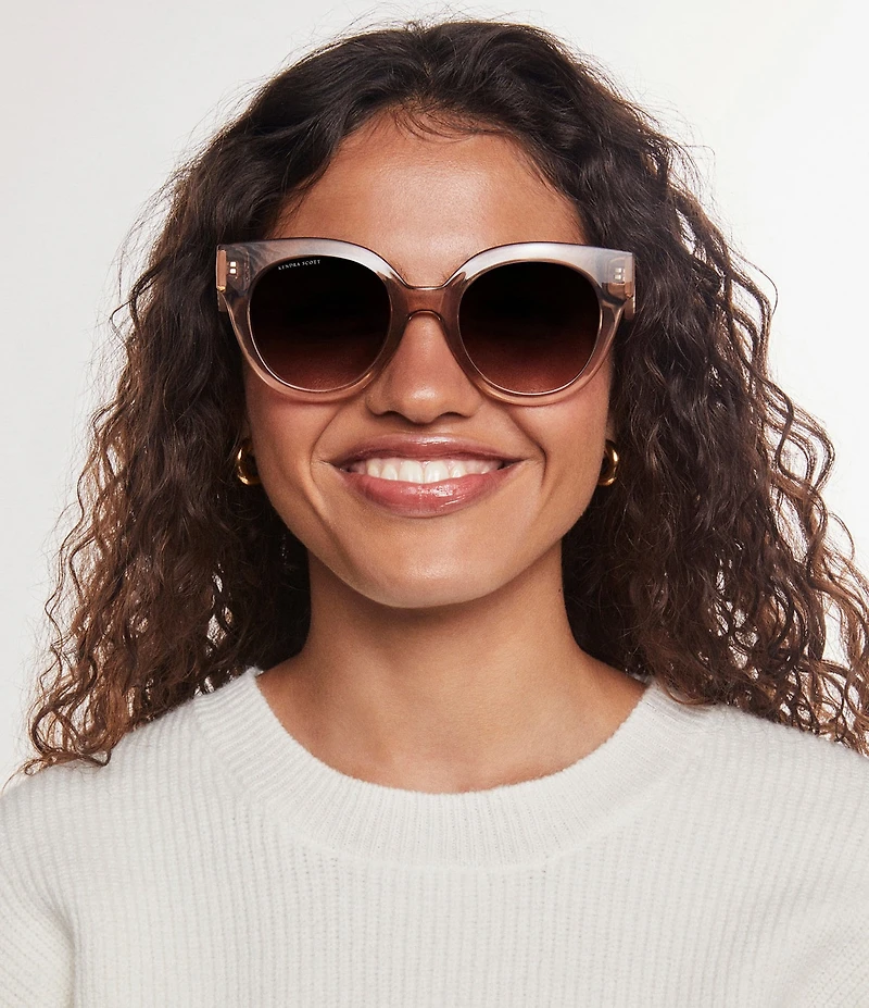 Kendra Scott Women's Amber 51mm Round Sunglasses