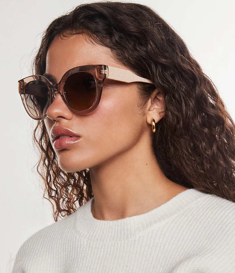 Kendra Scott Women's Amber 51mm Round Sunglasses