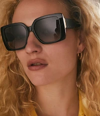Kendra Scott Women's Aubree 56mm Square Sunglasses